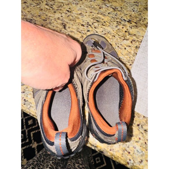 Merrell Chameleon STRETCH Youth Hiking Trail Casual Shoes Size 13 Brown Suede - Picture 7 of 12